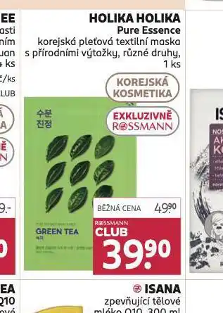 Rossmann Holika holika textilní maska nabídka