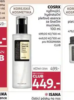 Rossmann Cosrx pleťová esence nabídka