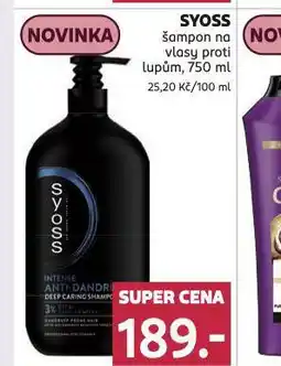 Rossmann Syoss šampon nabídka