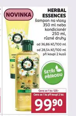 Rossmann Herbal essences šampon, kondicioner nabídka