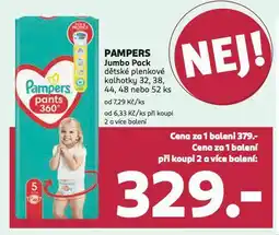 Rossmann Pampers dětské plenky nabídka