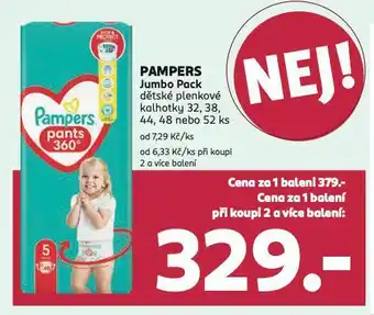 Rossmann Pampers dětské plenky nabídka