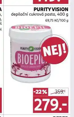 Rossmann Purity vision depilační cukrová vata nabídka