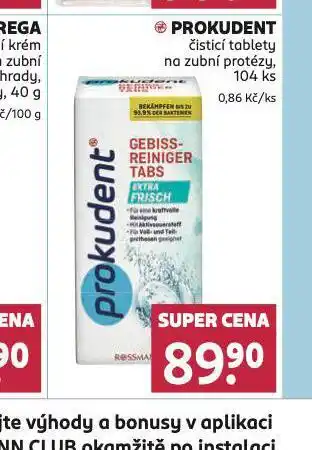 Rossmann Prokudent čistící tablety nabídka