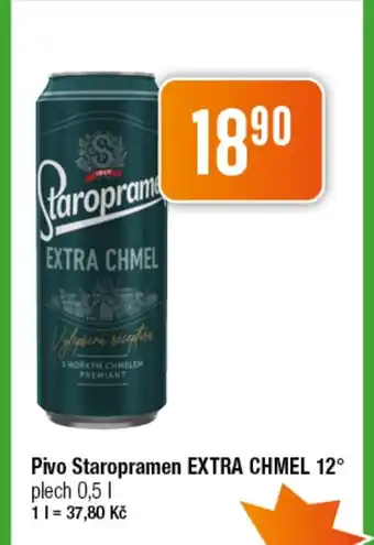 TEMPO Pivo Staropramen EXTRA CHMEL 12° nabídka