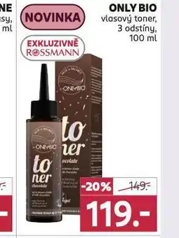 Rossmann Only bio vlasový toner nabídka