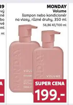 Rossmann Monday volume šampon, kondicioner nabídka