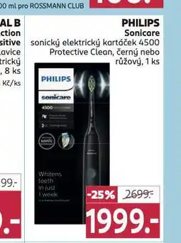 Rossmann Philips sonicare sonický elektrický kartáček nabídka