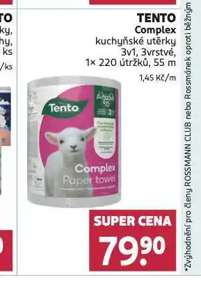 Rossmann Tento kuchyňské utěrky nabídka