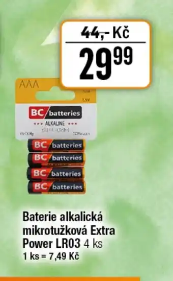 TEMPO Baterie alkalická mikrotužková Extra Power LR03 nabídka