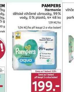 Rossmann Pampers dětské vlhčené ubrousky nabídka