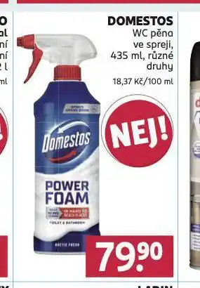 Rossmann Domestos wc pěna ve psreji nabídka