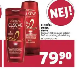 Rossmann Loreal paris elseve šampon, balzám nabídka