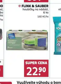 Rossmann Flink & suaber houbičky na nádobí nabídka