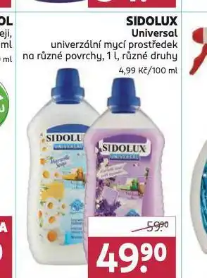 Rossmann Sidolux universal univerzální mycí prostředek nabídka