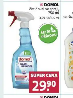 Rossmann Domol čistič skel ve spreji nabídka