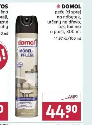 Rossmann Domol pečující sprej na nábytek nabídka