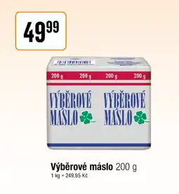 TEMPO Výběrové máslo nabídka