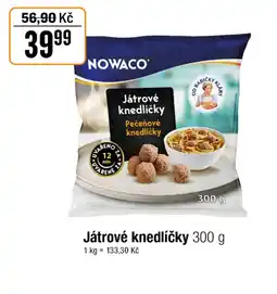 TEMPO NOWACO Játrové knedlíčky nabídka