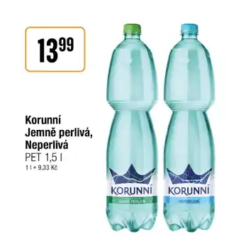 TEMPO KORUNNÍ Jemně perlivá, Neperlivá nabídka