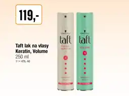 TEMPO Taft lak na vlasy Keratin, Volume nabídka