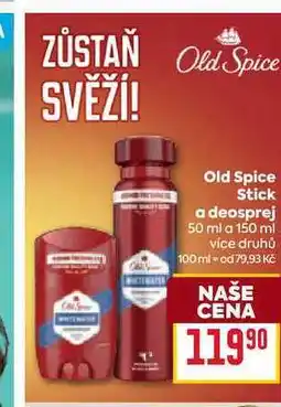 Billa Old Spice Stick a deosprej 50 ml a 150ml nabídka