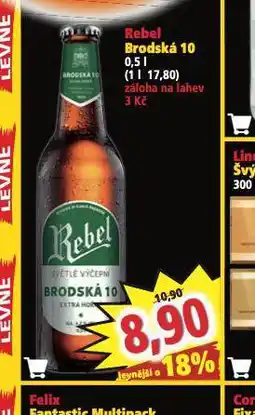 Norma Pivo rebel brodská 10 nabídka