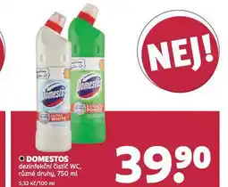 Rossmann Domestos wc čistič nabídka