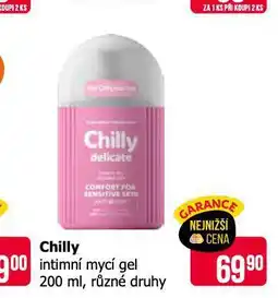 Teta Chilly intimní mycí gel nabídka