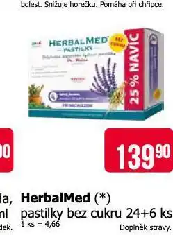 Teta Herbamed pastilky bez cukru nabídka