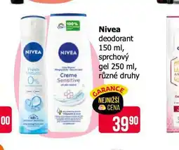 Teta Nivea sprchový gel nabídka