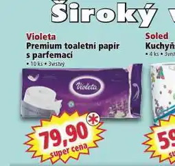 Norma Violeta premium toaletní papír nabídka