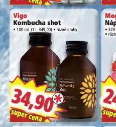 Norma Vigo kombucha shot nabídka