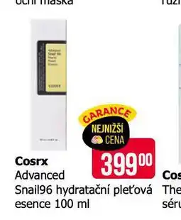 Teta Cosrx hydratační pleťová esence nabídka