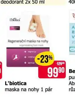 Teta L´biotica maska na nohy nabídka