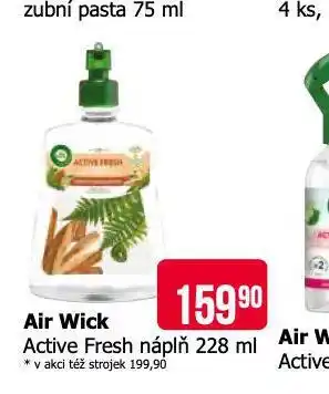 Teta Air wick active fresh náplň nabídka