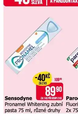 Teta Sensodyne zubní pasta nabídka