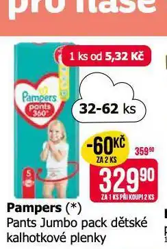 Teta Pampers dětské plenky nabídka