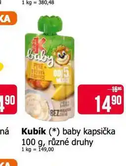 Teta Kubík baby kapsička nabídka