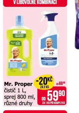 Teta Mr. proper čistič nabídka