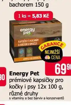 Teta Energy pet premiuové kapsičky pro psy nabídka