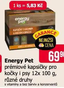 Teta Energy pet premiuové kapsičky pro kočky nabídka