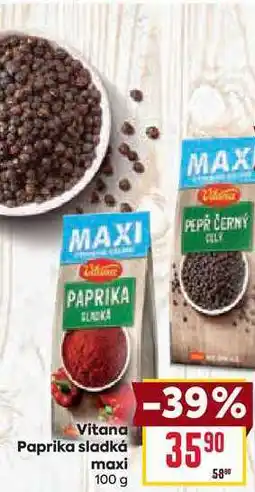 Billa Vitana Paprika sladká maxi 100g nabídka