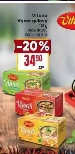 Billa Vitana Vývar gelový 112 g nabídka