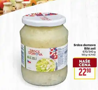 Billa Srdce domova Bílé zelí 670/340 g nabídka