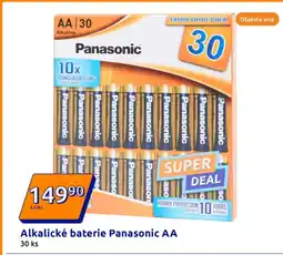 Action Alkalické baterie Panasonic AA nabídka