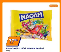 Action Balení malých sáčků MAOAM Festival nabídka