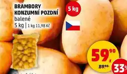 Penny Market BRAMBORY KONZUMNÍ POZDNÍ balené, 5 kg nabídka