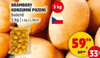 Penny Market BRAMBORY KONZUMNÍ POZDNÍ balené, 5 kg nabídka