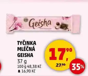 Penny Market TYČINKA MLÉČNÁ GEISHA, 37 g nabídka